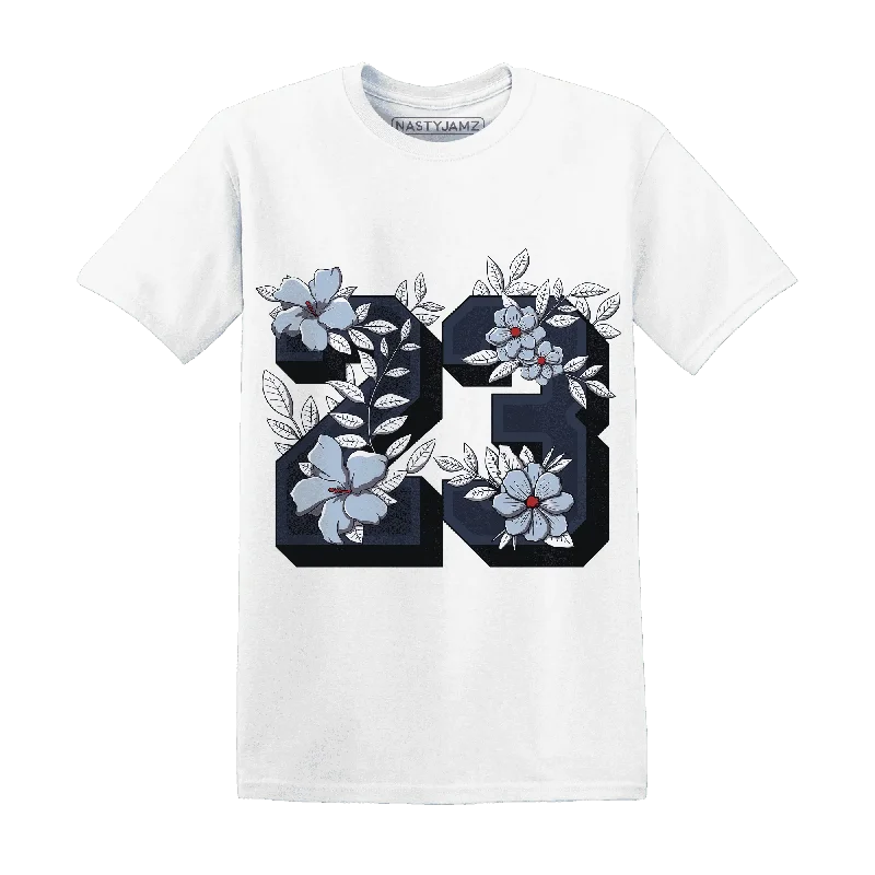 Minimalist Unisex Fashion Must-Haves Massive Selection Sale NastyJamz White Navy 6s T-Shirt Match  23 Floral