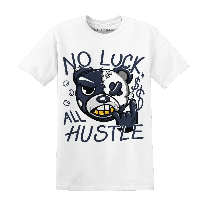 Chic And Contemporary Unisex Clothing Choices Trendy Fashion Sale NastyJamz White Navy 6s T-Shirt Match  All Hustle