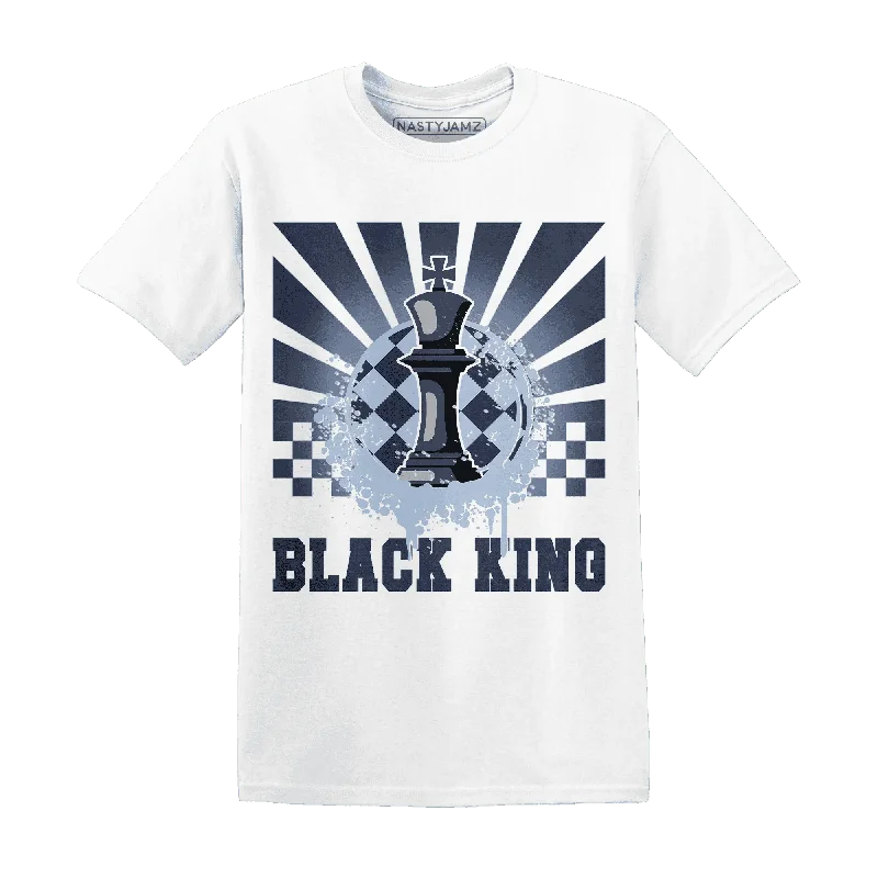 Everyday Wear For Men And Women Summer Deals NastyJamz White Navy 6s T-Shirt Match  Black King Collection