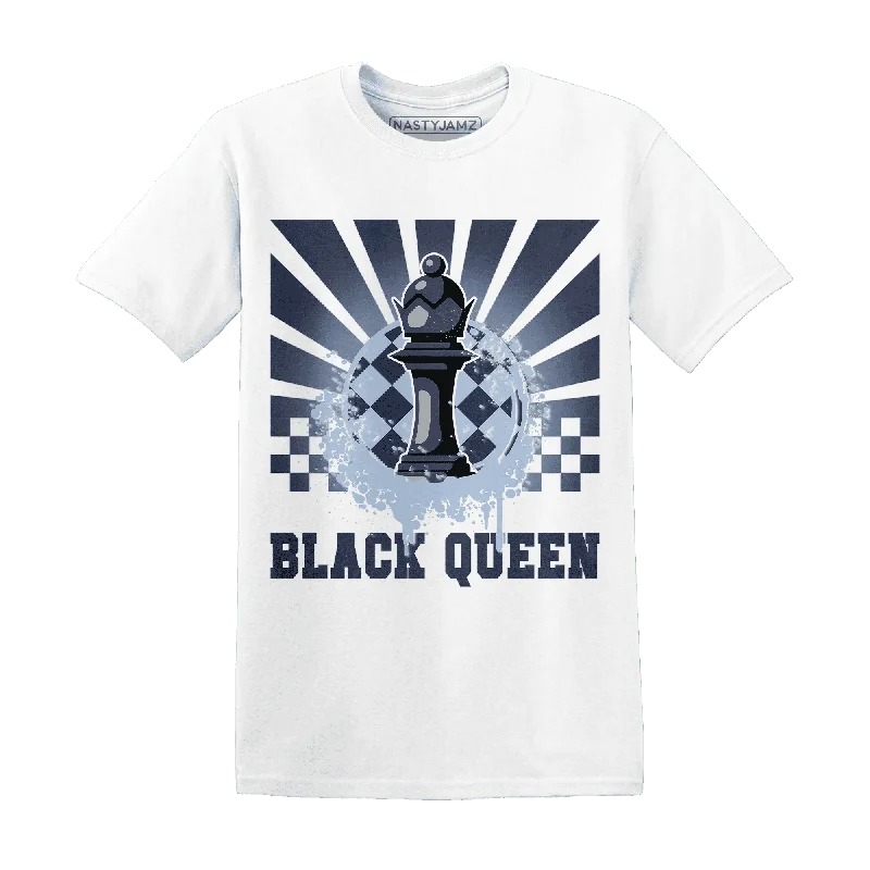 Modern Unisex Wardrobe Staples Gift Ideas NastyJamz White Navy 6s T-Shirt Match  Black Queen Collection