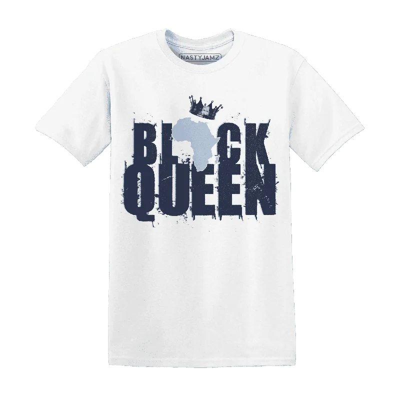 Urban Unisex Fashion Outfits Spring Offer NastyJamz White Navy 6s T-Shirt Match  Black Queen Crown