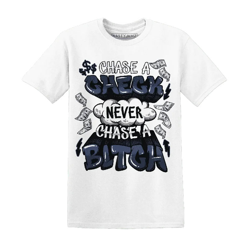 Urban-Inspired Unisex Fashion Trends Absurdly Cheap Sale NastyJamz White Navy 6s T-Shirt Match  Chase A Check